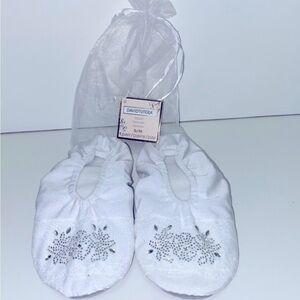 NWT - Bridal David Tutera Bridal Slippers